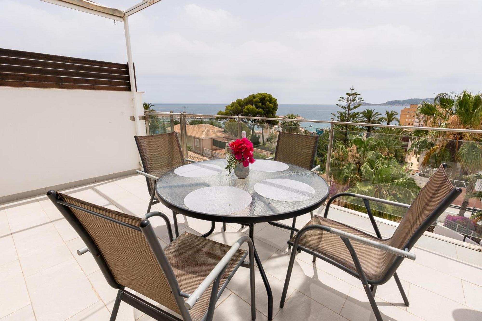 הוילה Javea Port Townhouse With Amazing Sea Views & Communal Pool מראה חיצוני תמונה