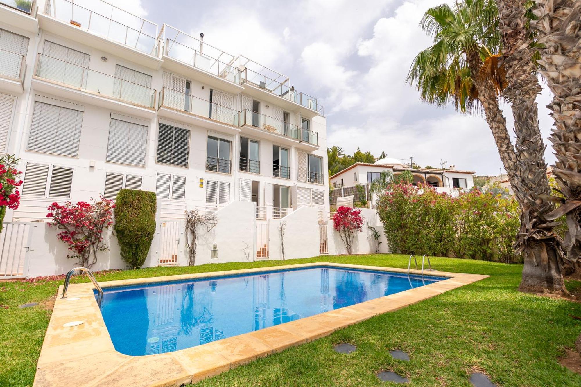 הוילה Javea Port Townhouse With Amazing Sea Views & Communal Pool מראה חיצוני תמונה