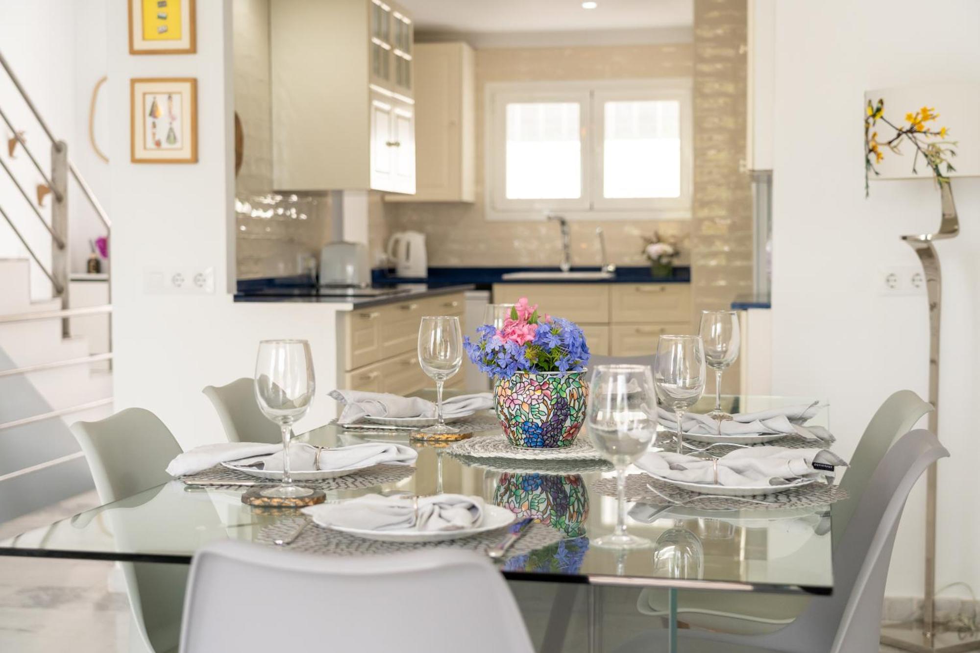 הוילה Javea Port Townhouse With Amazing Sea Views & Communal Pool מראה חיצוני תמונה